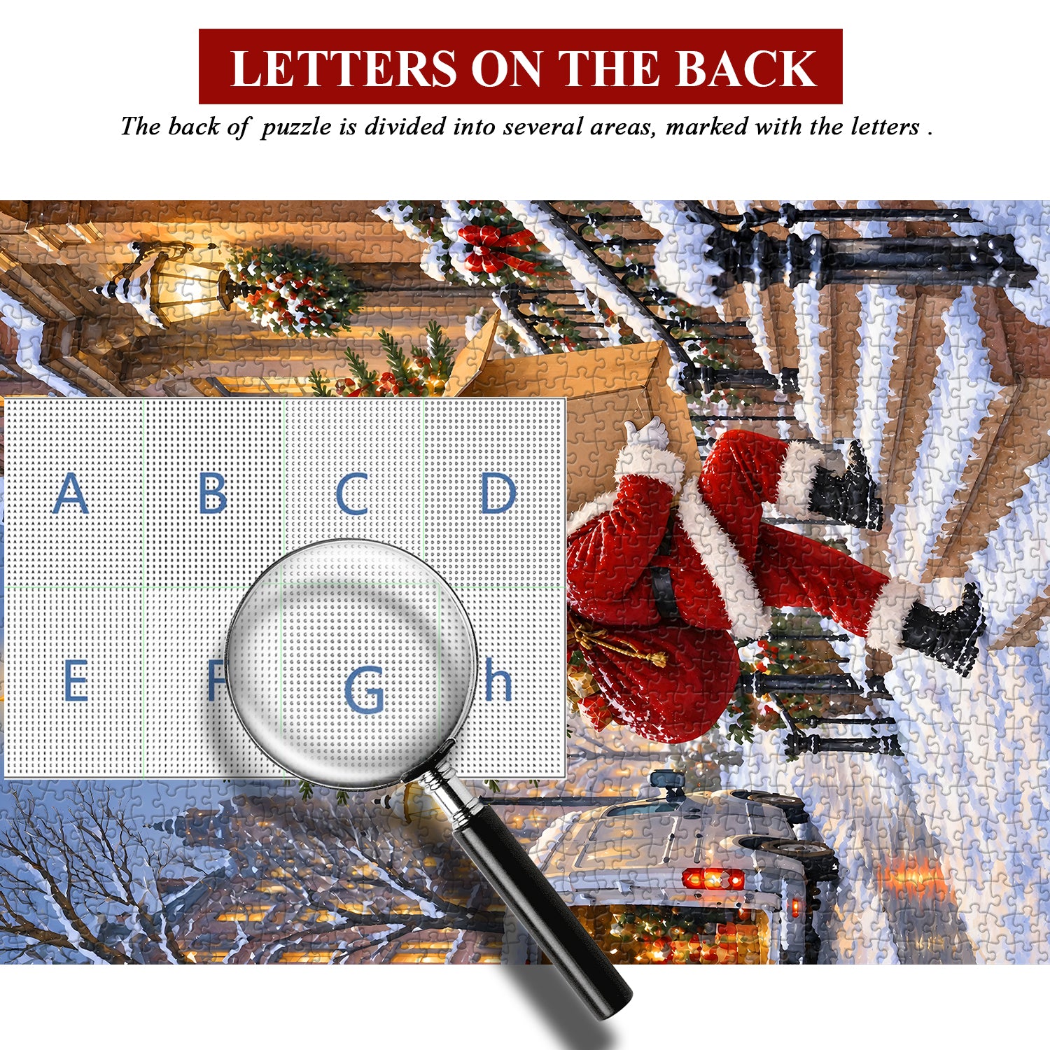 ️Christmas Gift Delivery Jigsaw Puzzle 1000 Pieces