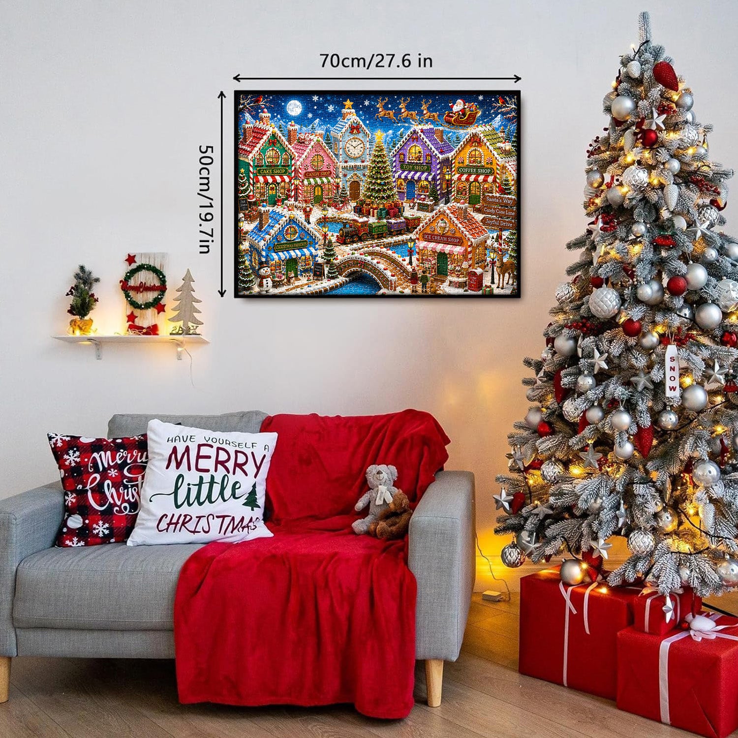 Gingerbread Town Jigsaw Puzzle 1000 Piece