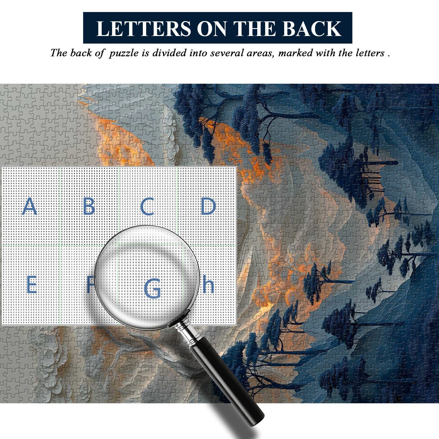 Moonlit Mountains Jigsaw Puzzle 1000 Pieces