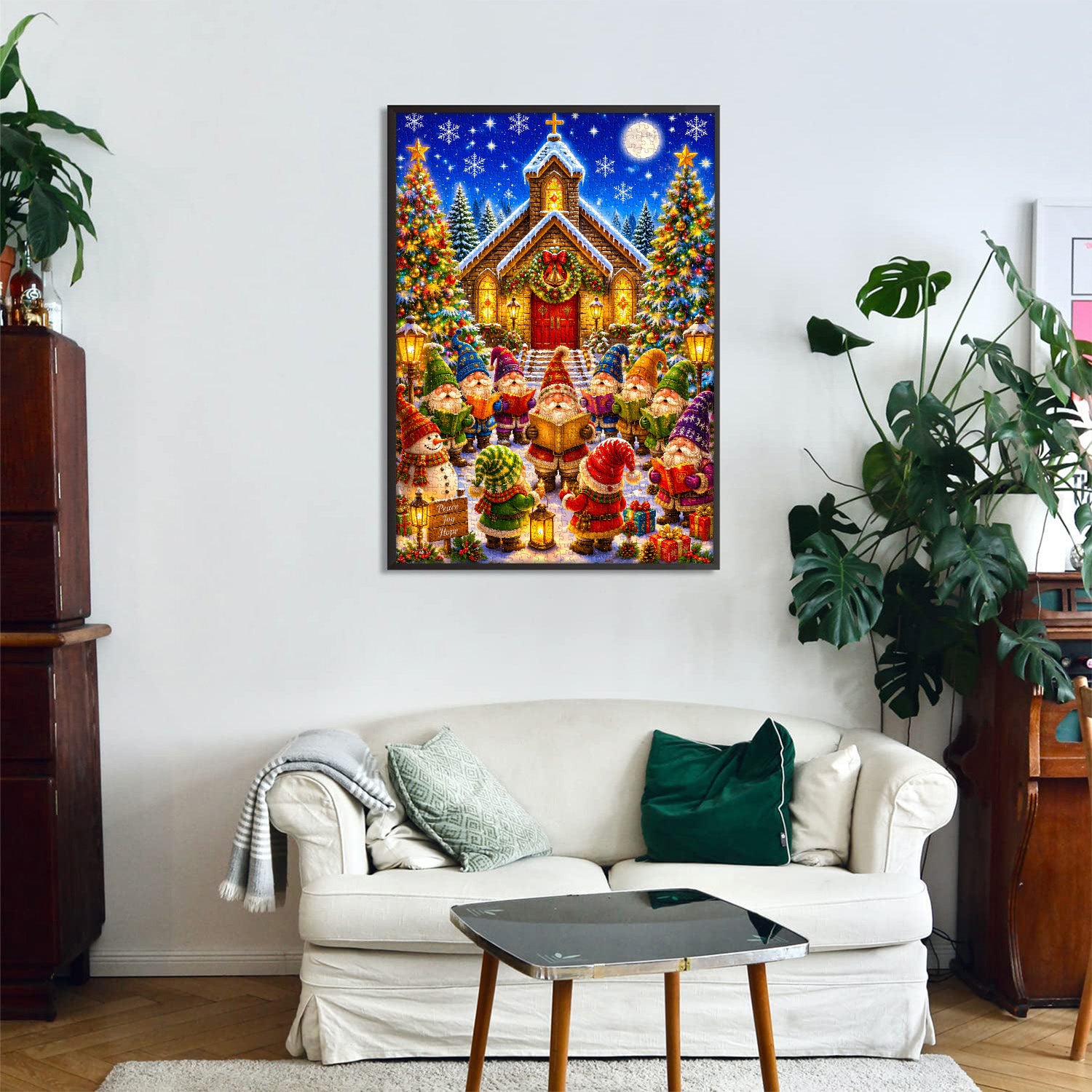 Christmas Gnome Village Jigsaw Puzzle 1000 Piece