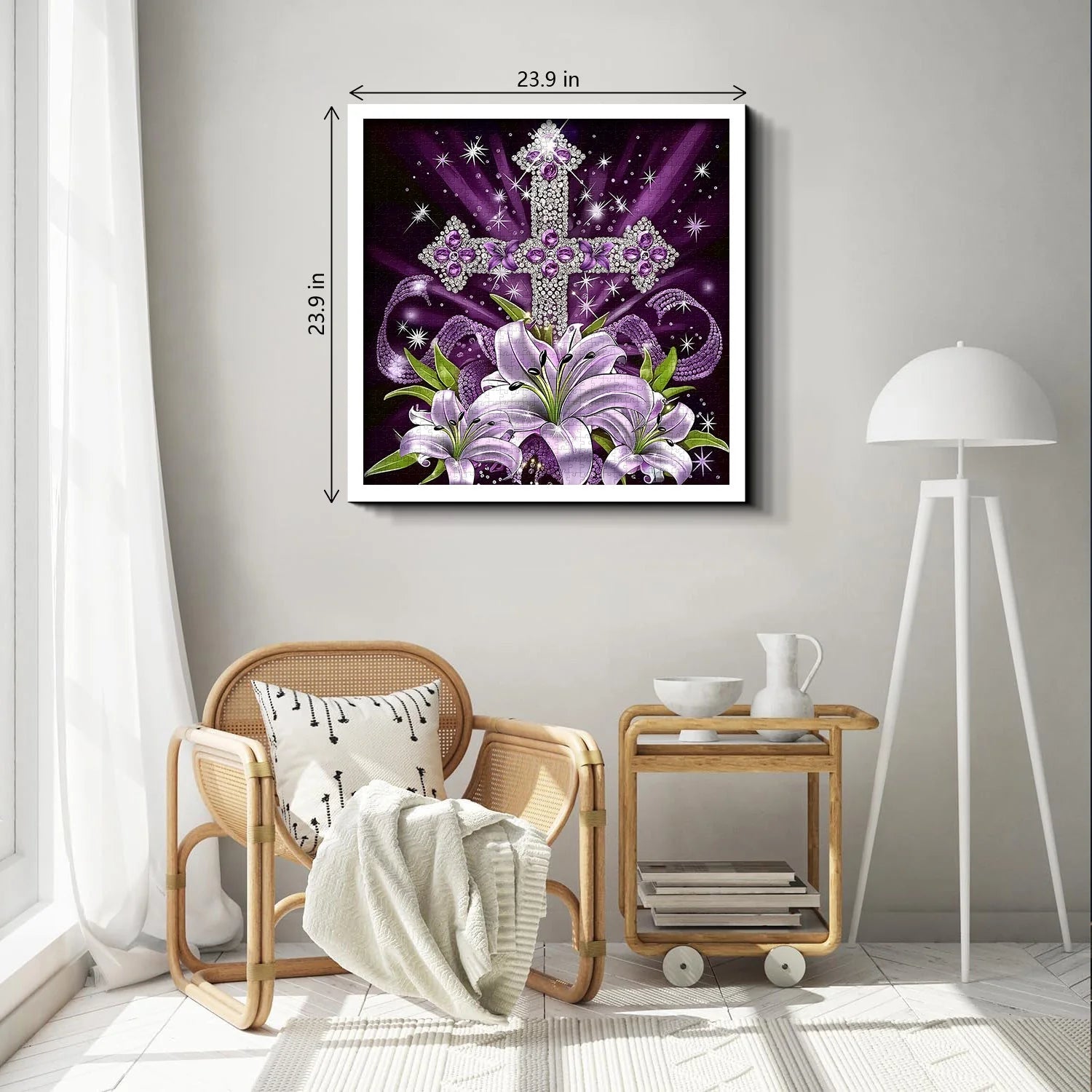 Faith And Flowers Jigsaw Puzzle 1000 Pieces