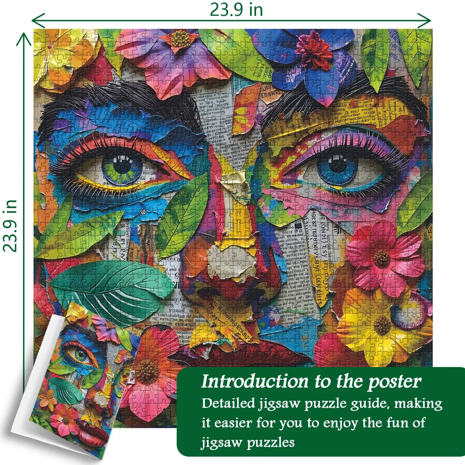 Newspaper Eyes Jigsaw Puzzle 1000 Pieces