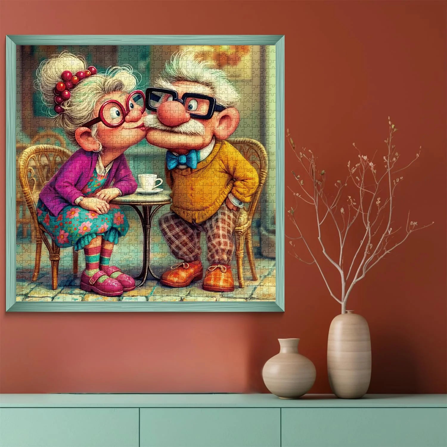 Aging Sweethearts Jigsaw Puzzle 1000 Pieces