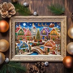Gingerbread Town Jigsaw Puzzle 1000 Piece