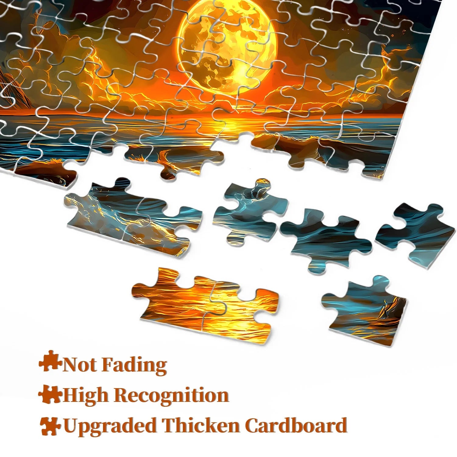 Moon Waves Jigsaw Puzzle 1000 Pieces