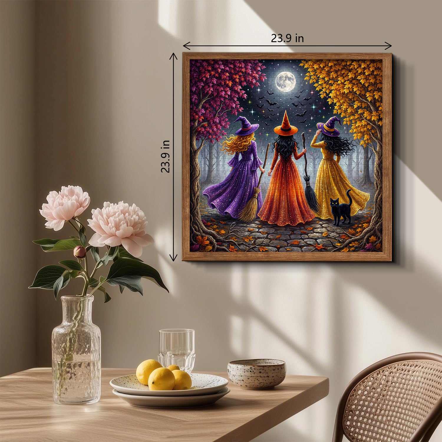 Moonlit Witch Forest Jigsaw Puzzle 1000 Piece
