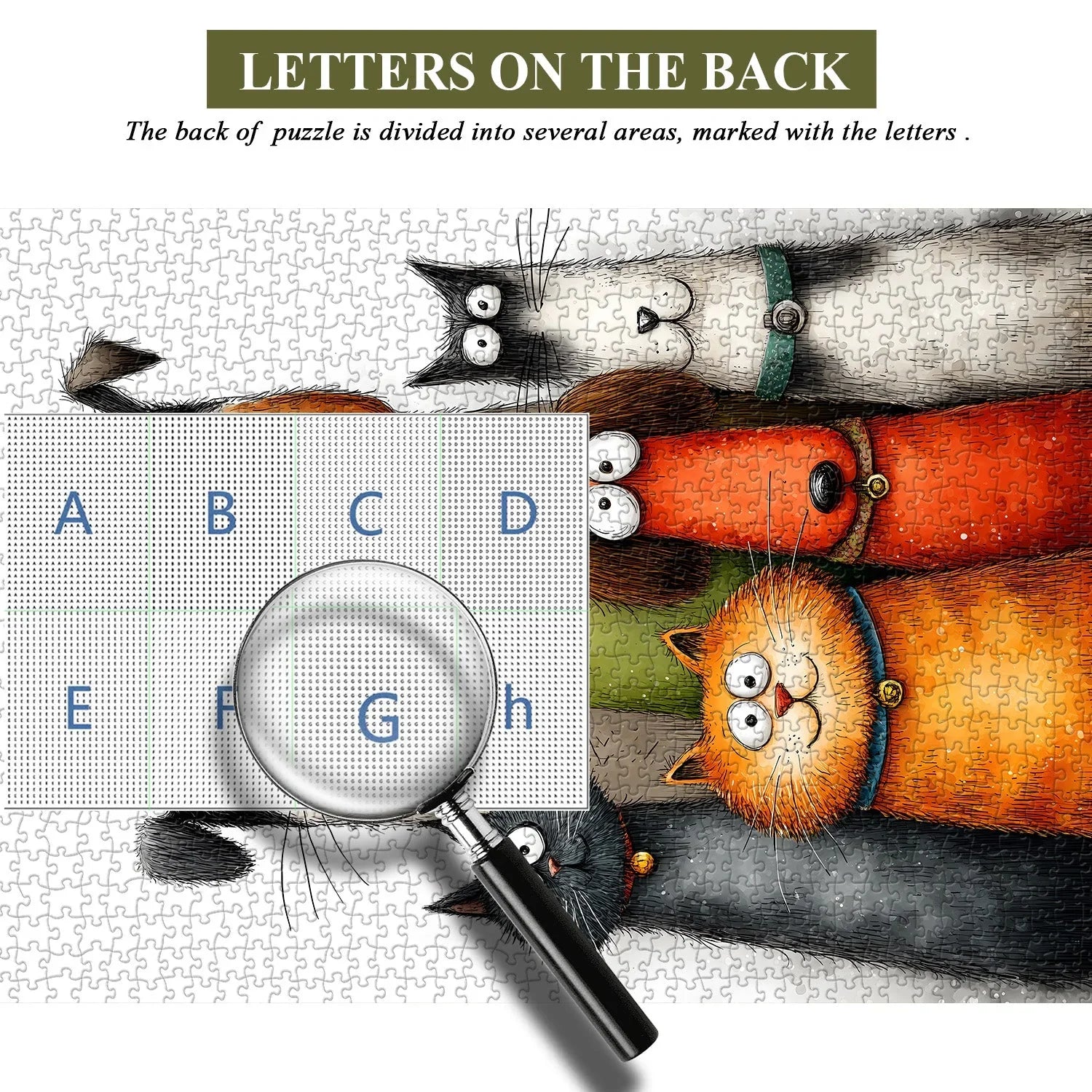 Puzzle d'art drôle d'animaux de compagnie 1000 pièces