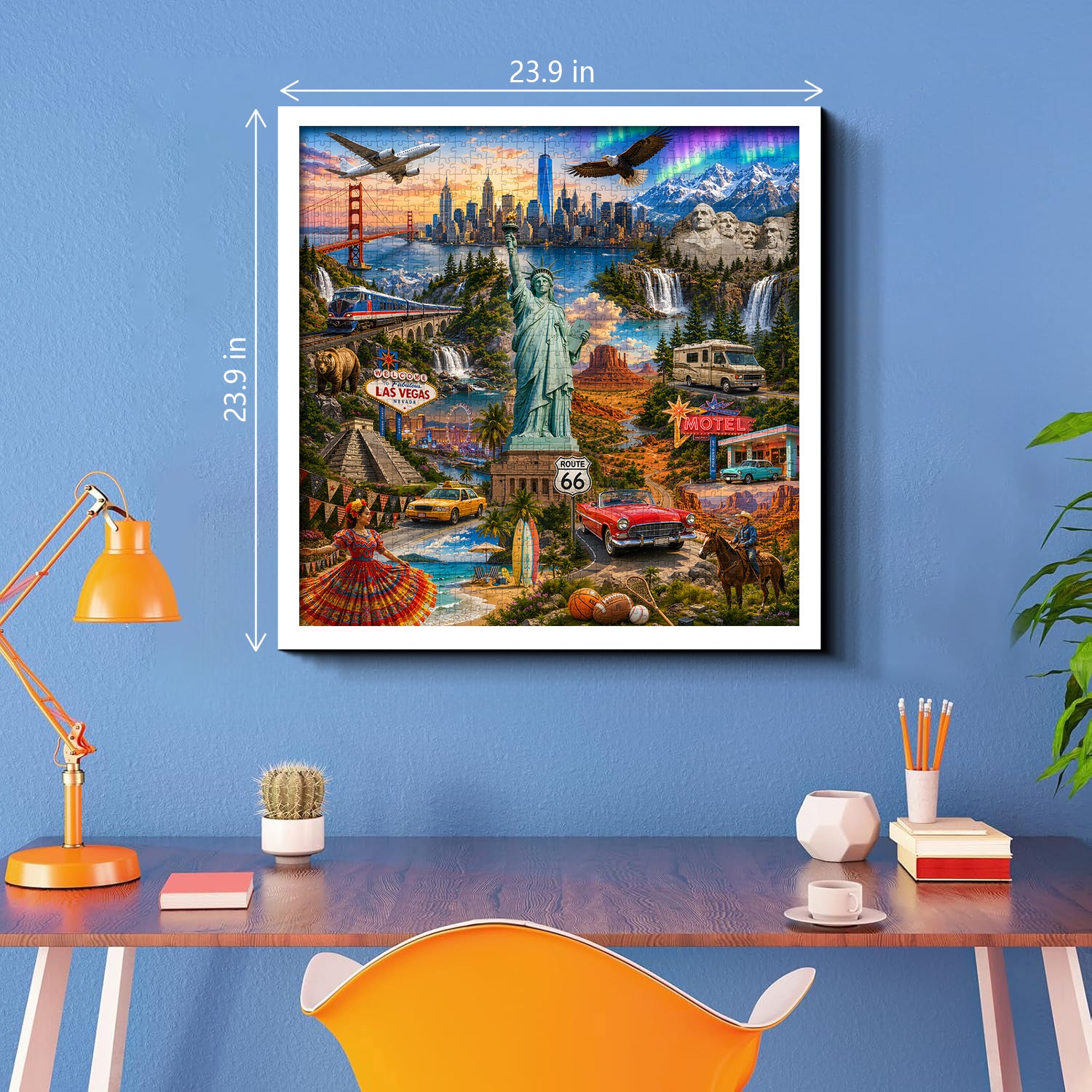 America Landmarks Journey Jigsaw Puzzle 1000 Piece