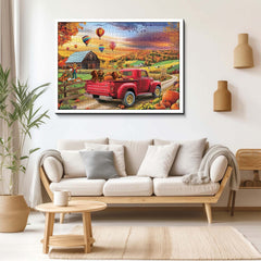 Colorful Fall Harvest Jigsaw Puzzle 1000 Pieces