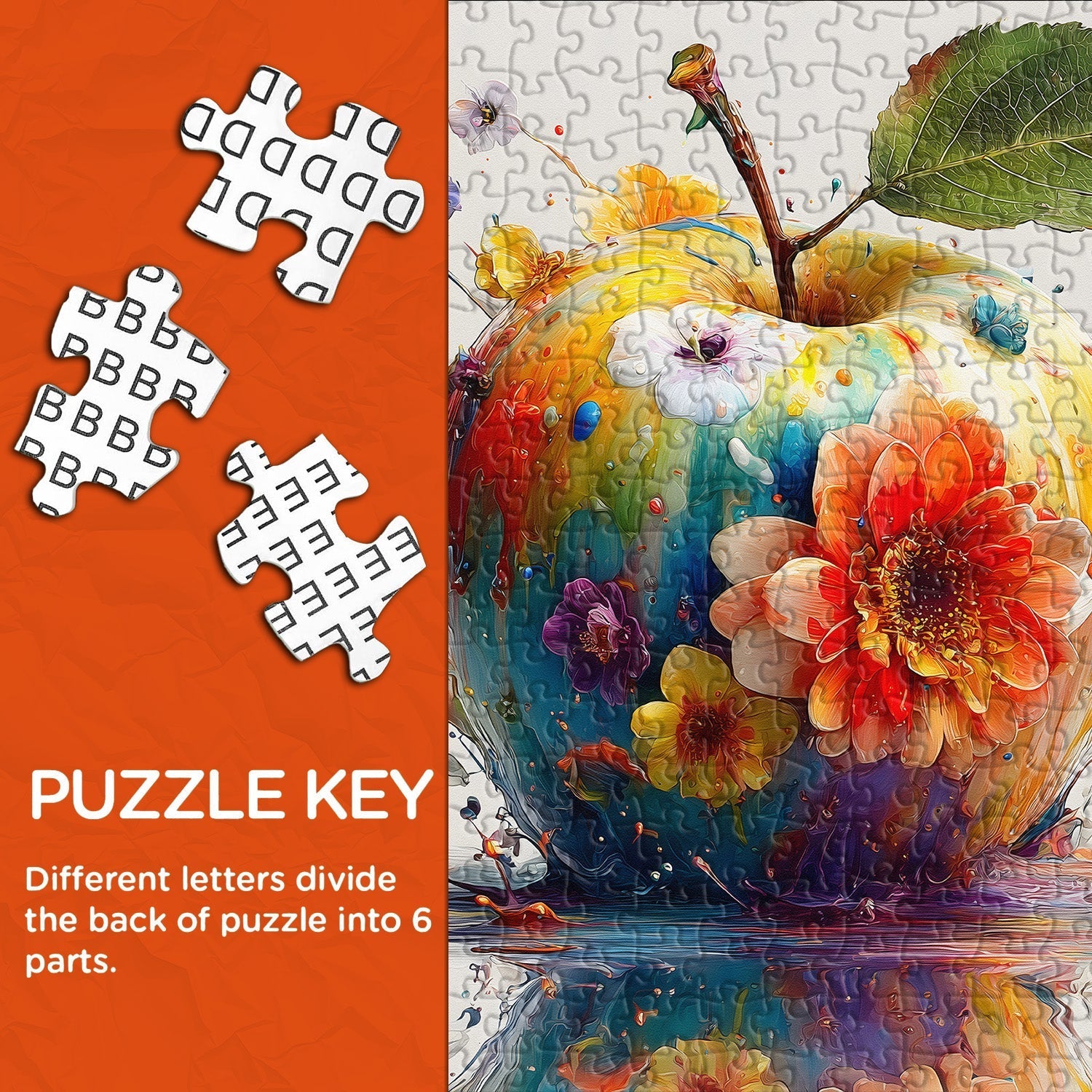Blooming Color Apple Jigsaw Puzzle for Adult 1000 Pieces