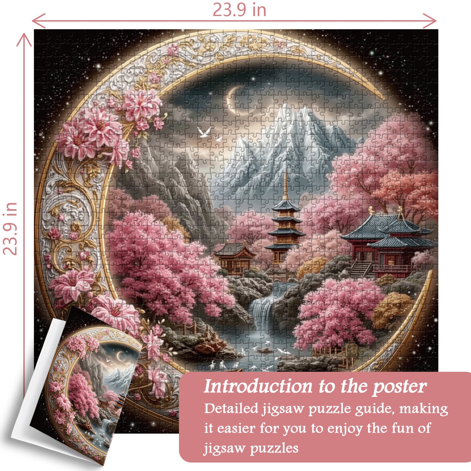 Moon Bridge Jigsaw Puzzle 1000 Pieces