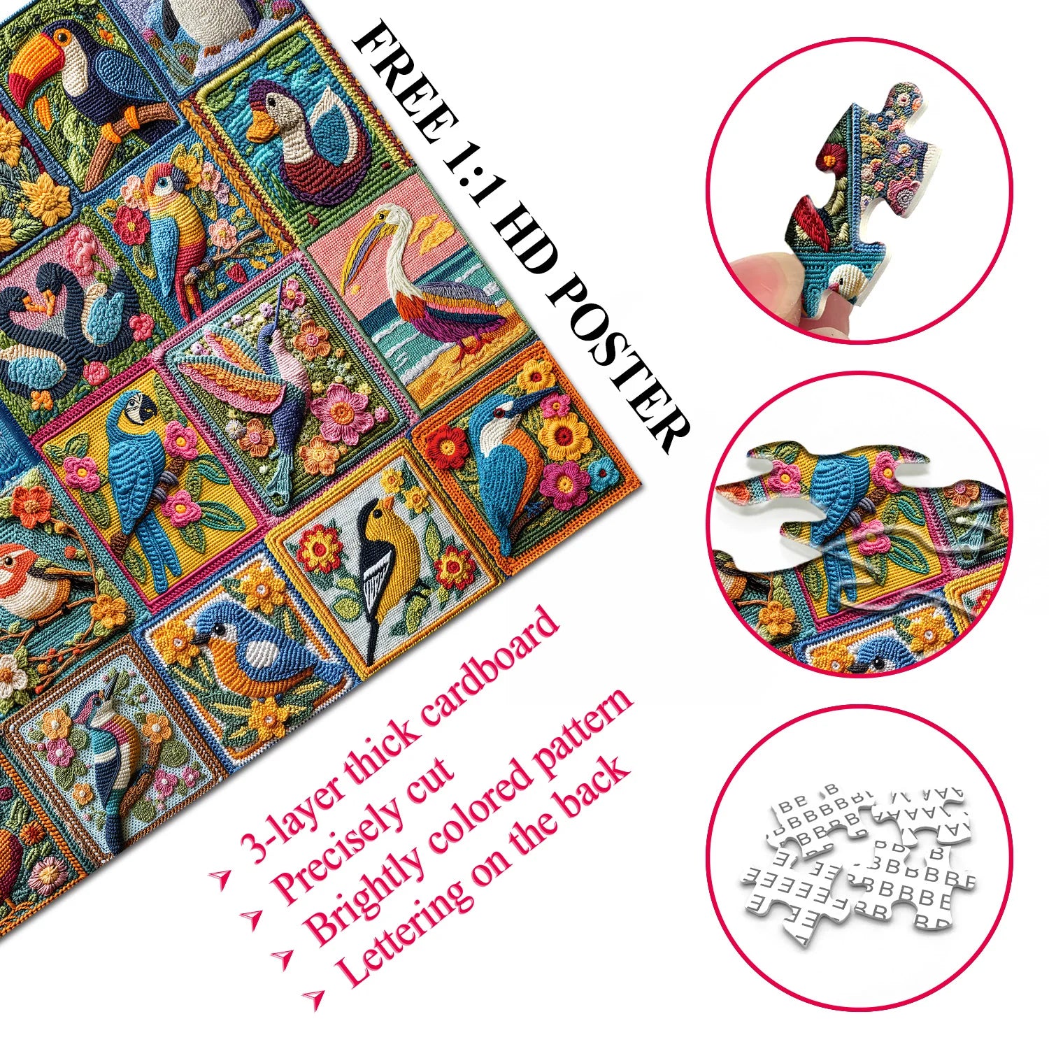 Woven Wings Jigsaw Puzzle 1000 Pieces
