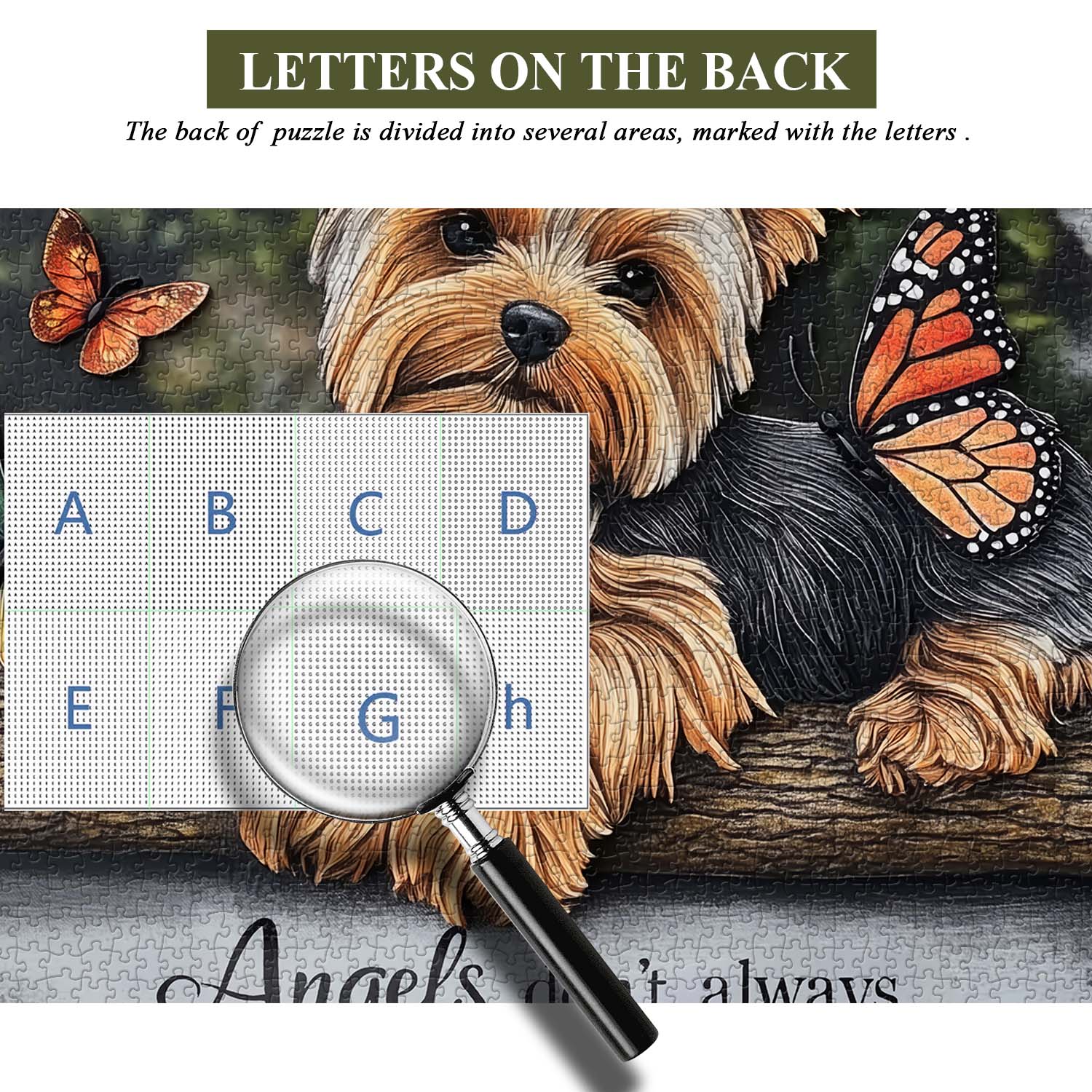 Angelic Yorkie Jigsaw Puzzle 1000 Pieces