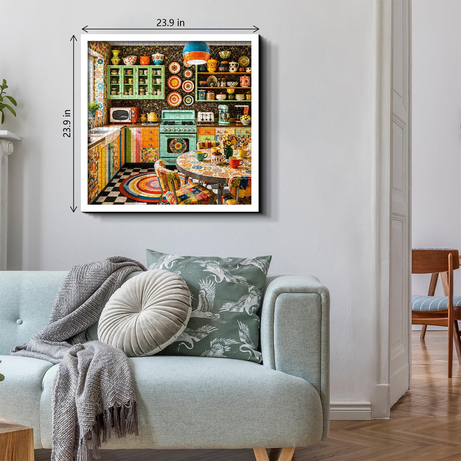 Mid-Century Color Kitchen Jigsaw Puzzle 1000 Piece