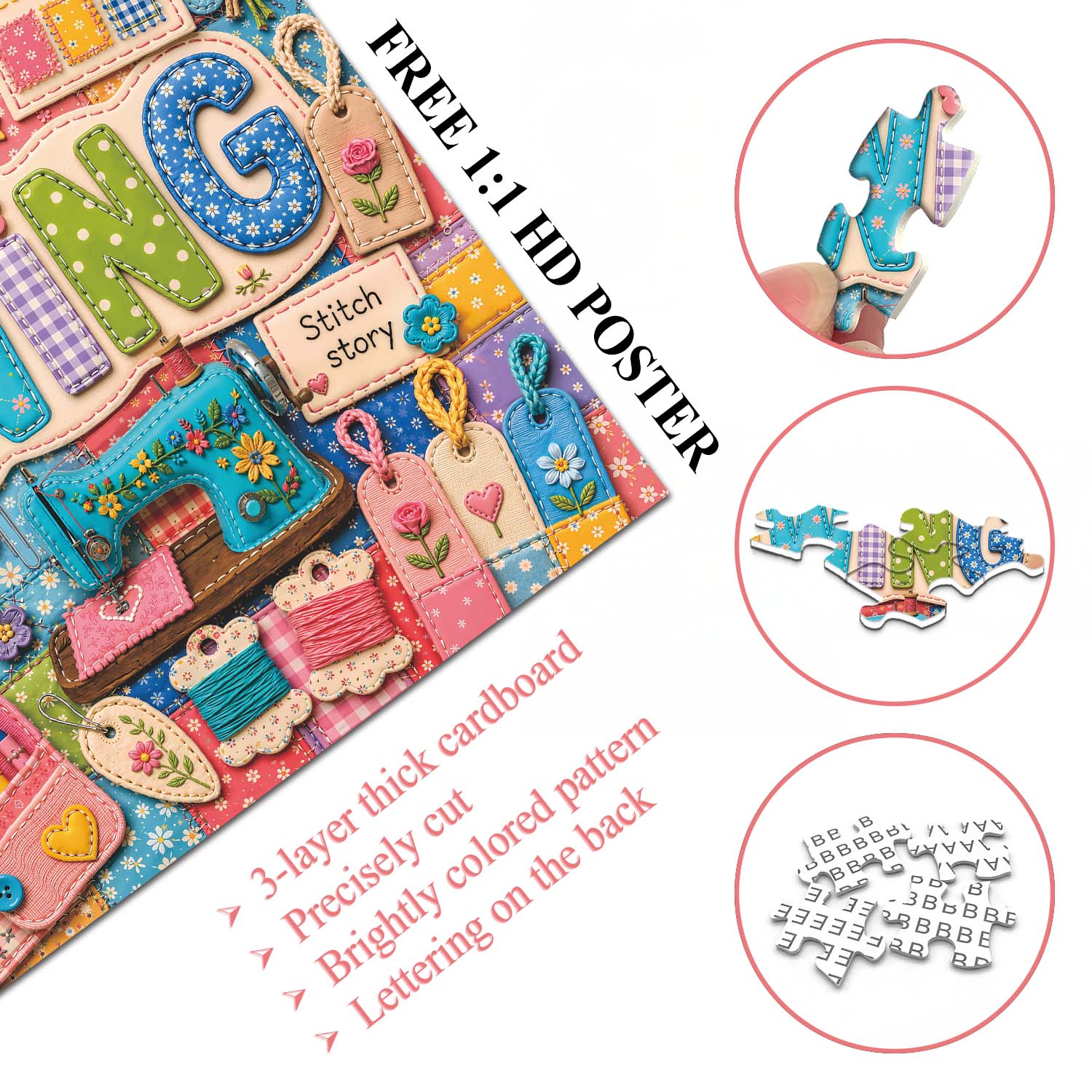 Stitch Story Jigsaw Puzzle 1000 Piece