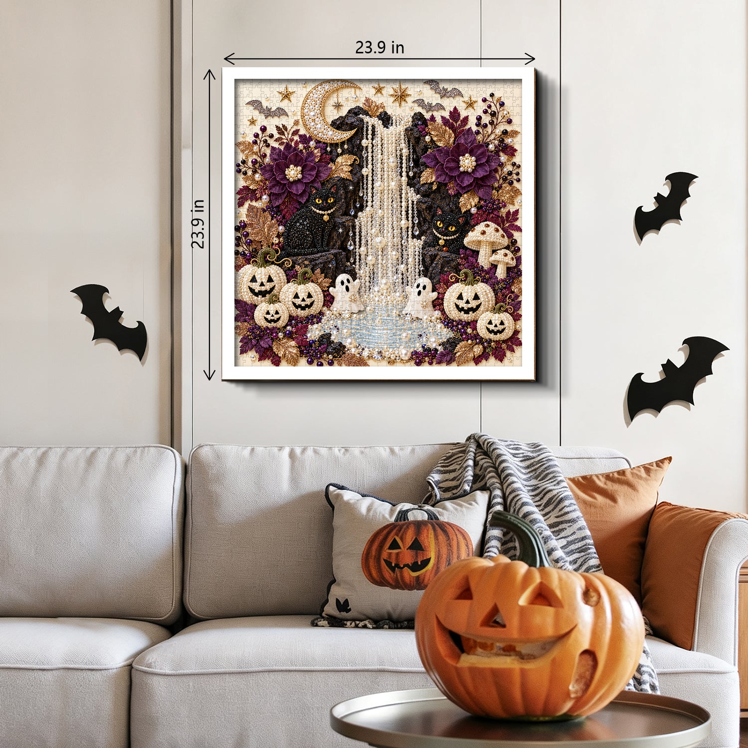 Beaded Halloween Art Jigsaw Puzzle 1000 Piece