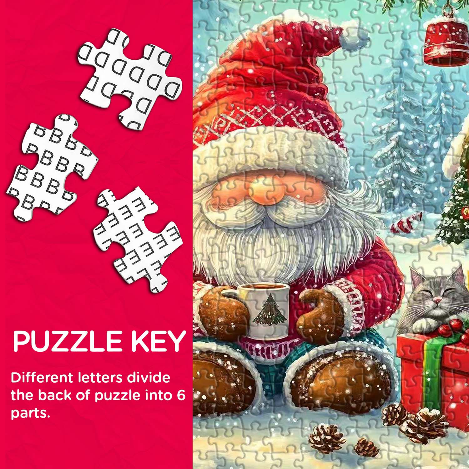 Christmas Elf Festival Jigsaw Puzzle 1000 Pieces