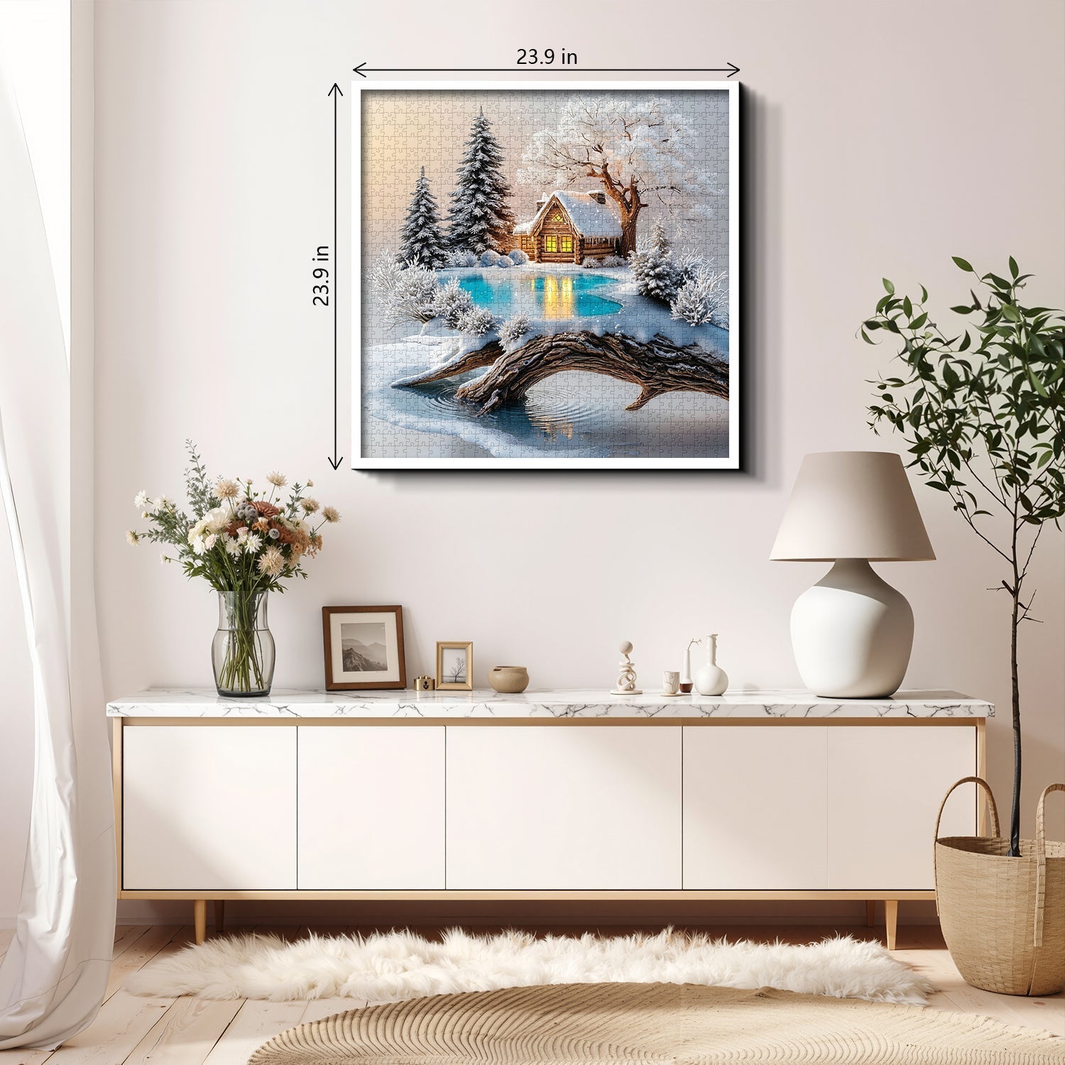 Puzzle Le royaume secret de l'hiver 1000 pièces