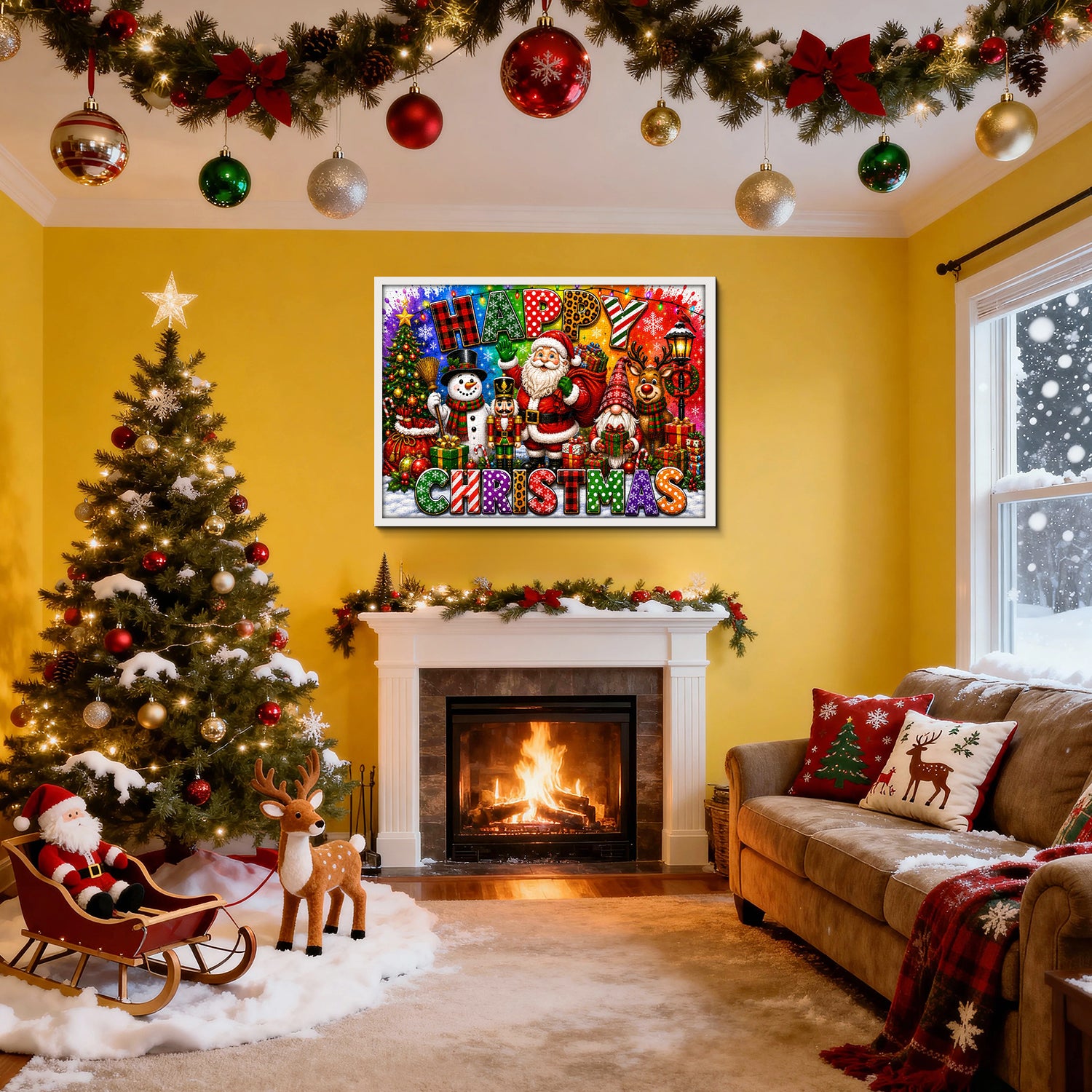 Christmas Friends Jigsaw Puzzle 1000 Piece