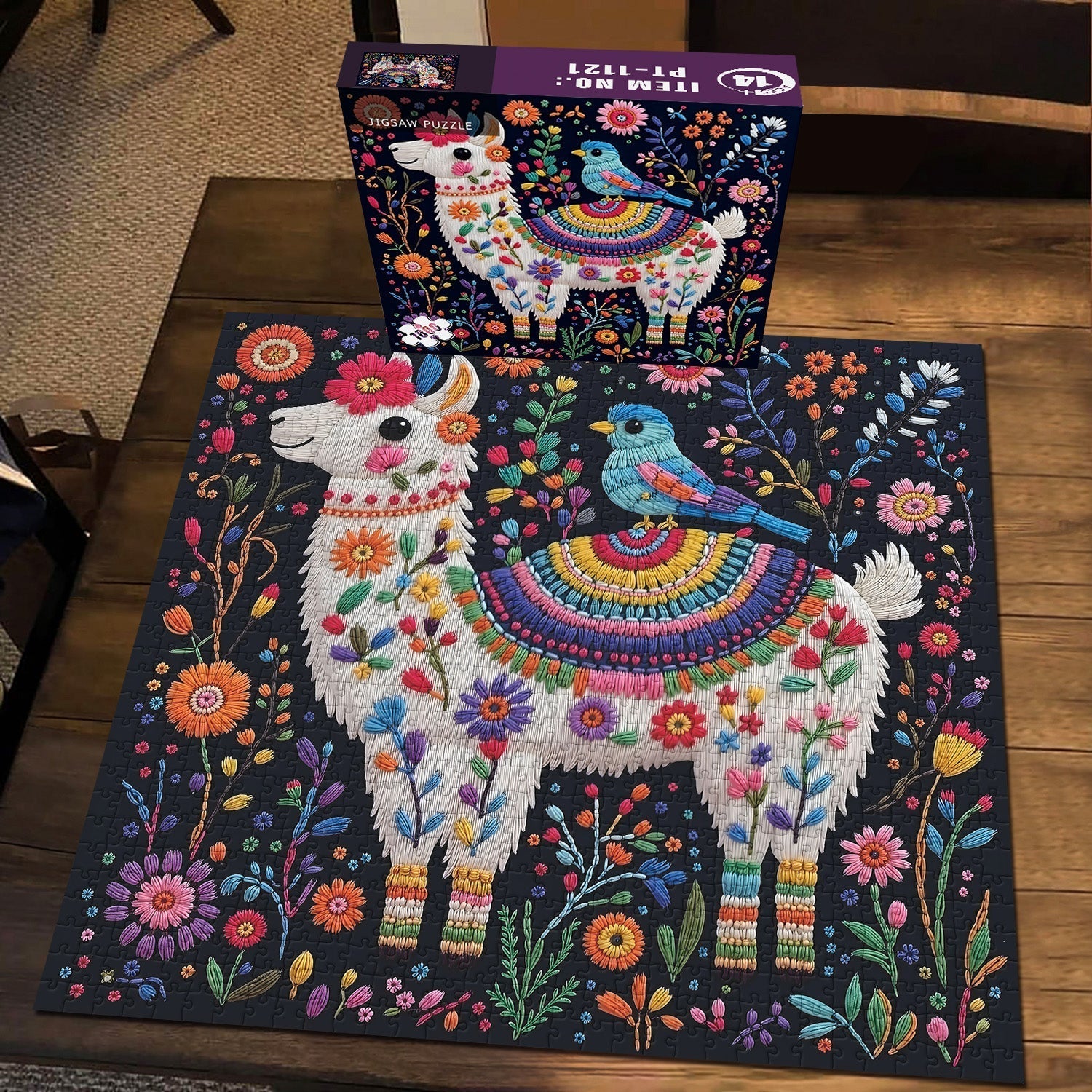 Lama in Bloom Puzzle 1000 Teile