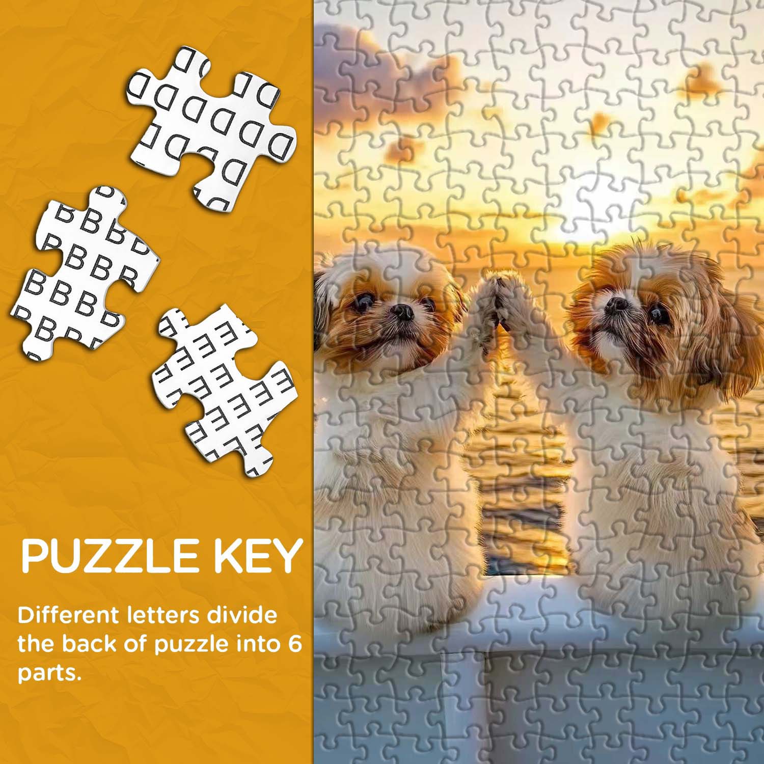 Dog High Five Jigsaw Puzzle 1000 Pieces