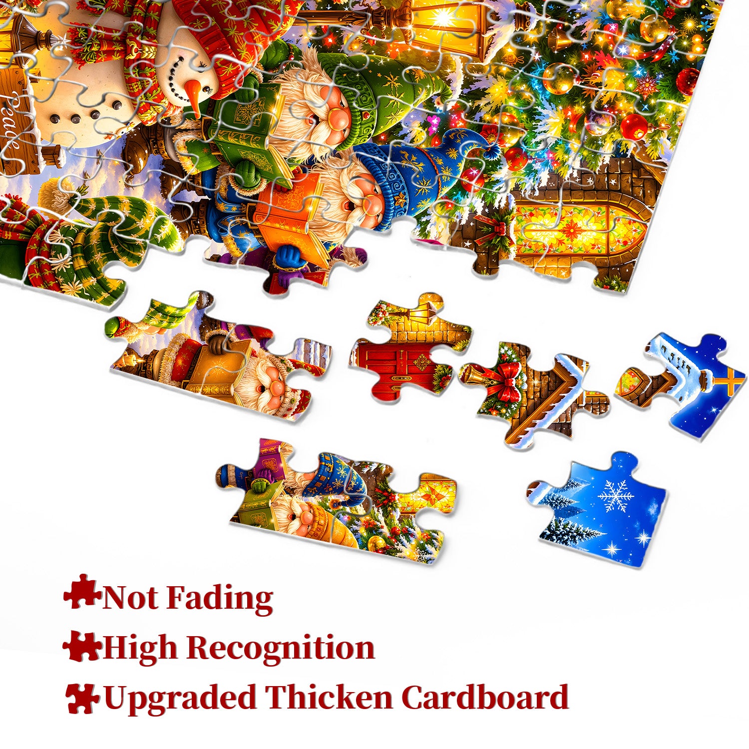 Christmas Gnome Village Jigsaw Puzzle 1000 Piece
