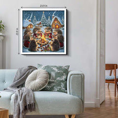 Hedgehog Village Christmas Eve Jigsaw Puzzle 1000 Pieces