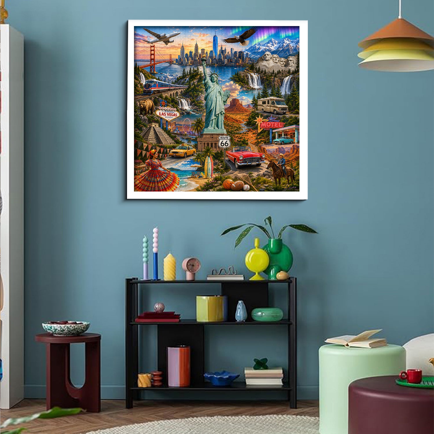 America Landmarks Journey Jigsaw Puzzle 1000 Piece