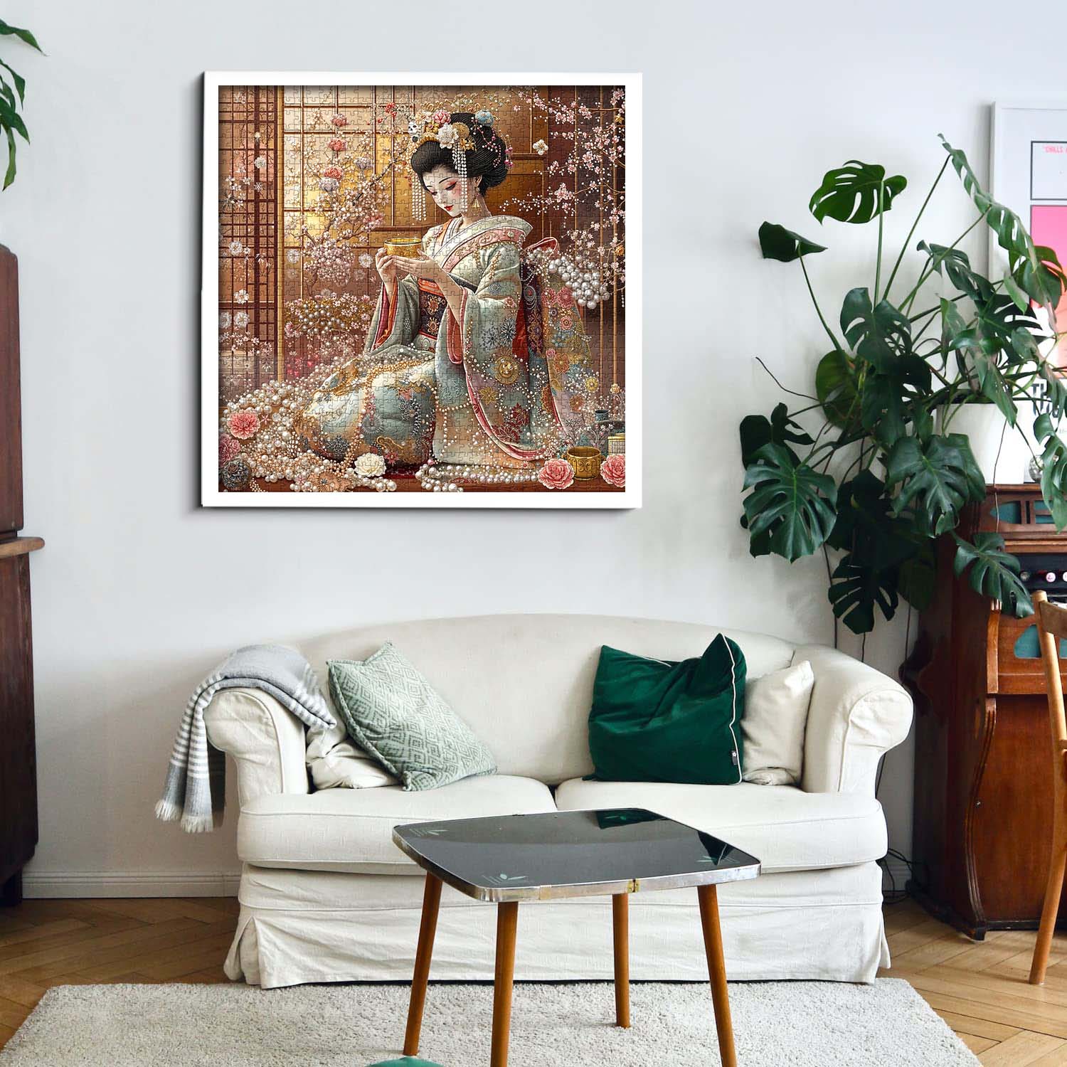 Elegant Geisha Jigsaw Puzzle 1000 Pieces