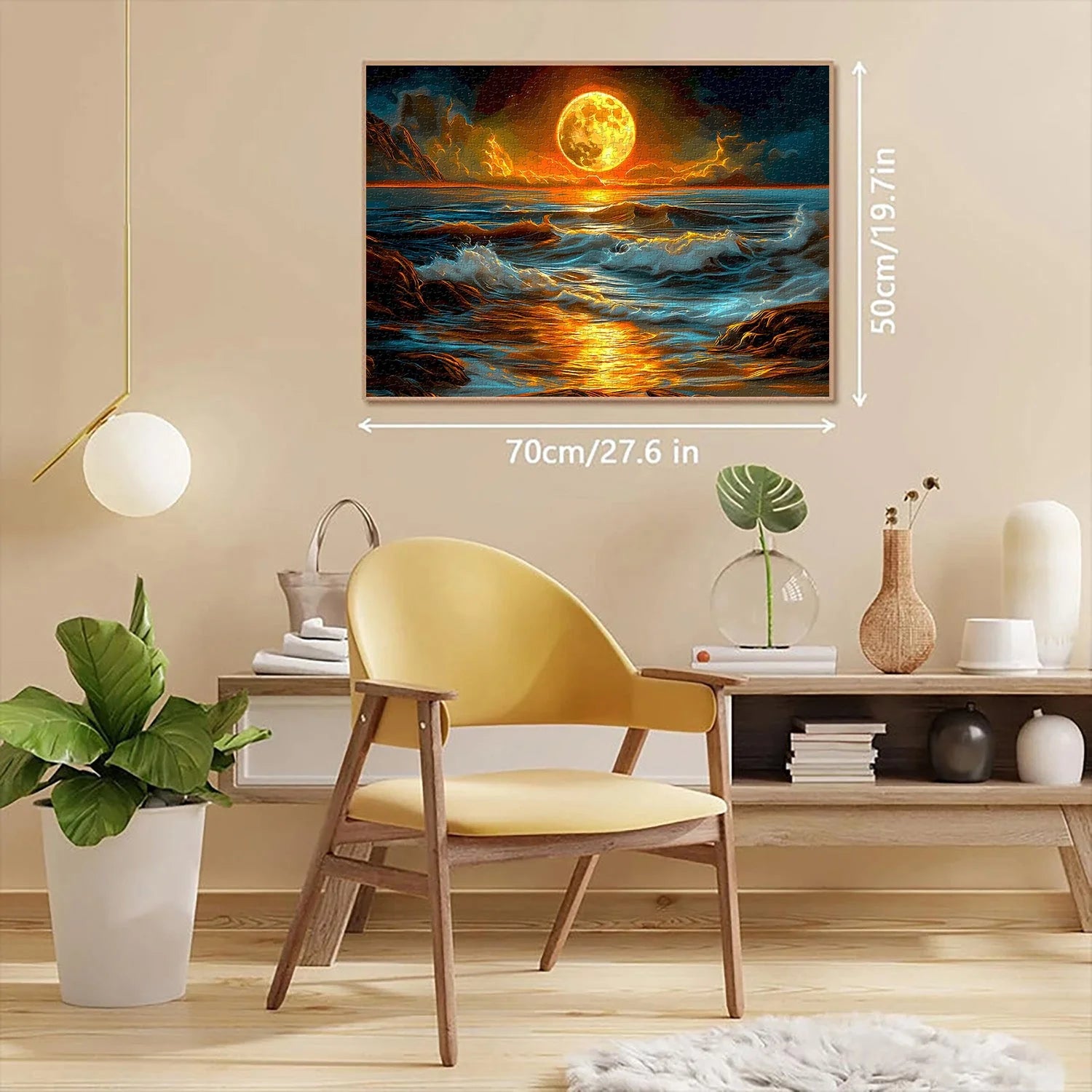 Moon Waves Jigsaw Puzzle 1000 Pieces