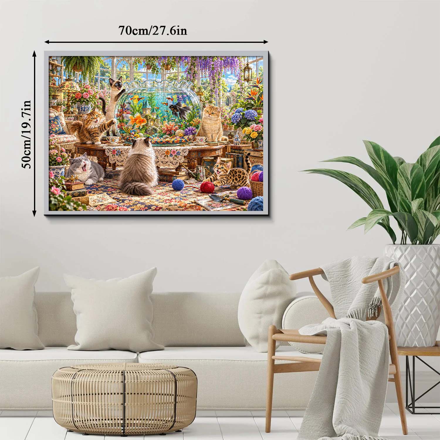 Cozy Cat Moments Jigsaw Puzzle 1000 Pieces