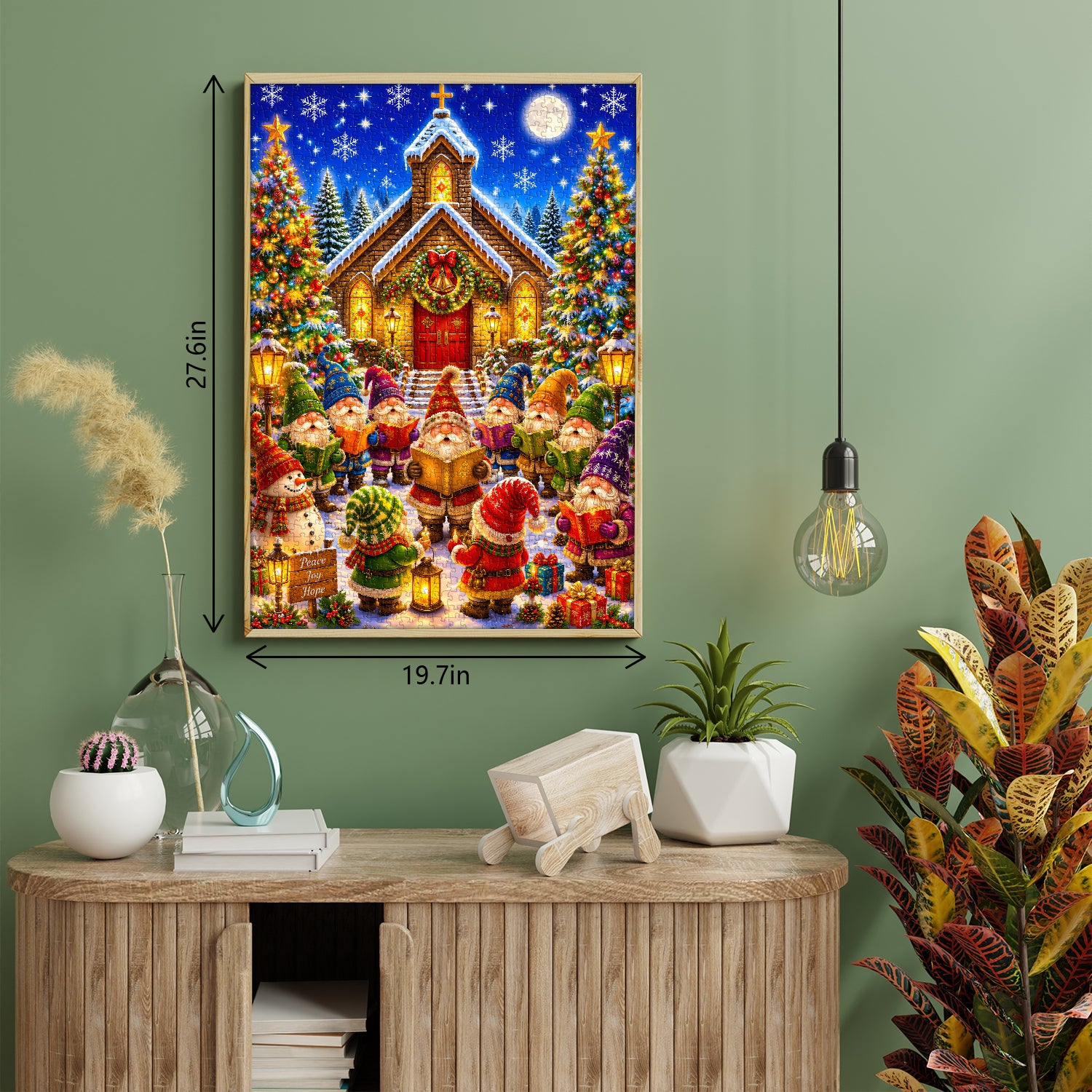 Christmas Gnome Village Jigsaw Puzzle 1000 Piece