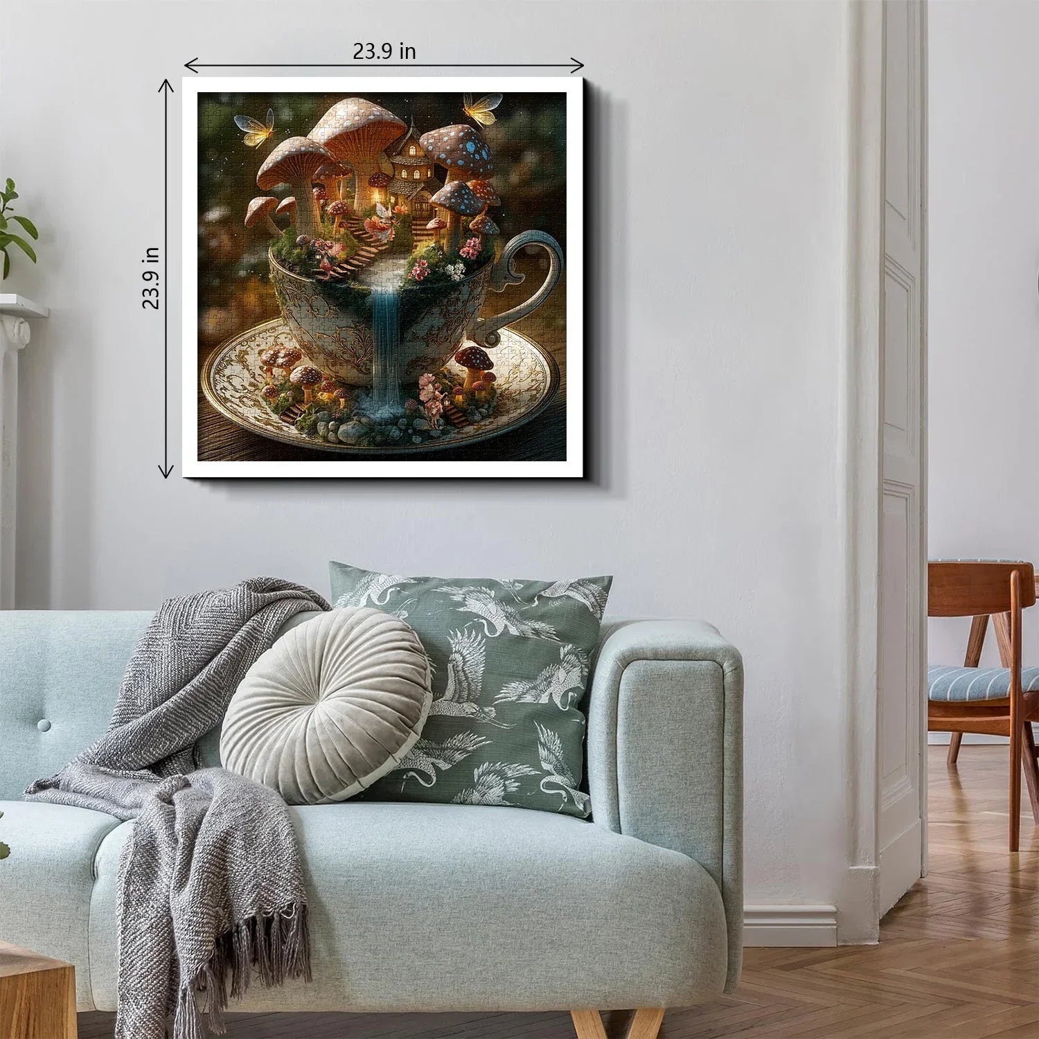 Mushroom Teacup Jigsaw Puzzle 1000 Pieces