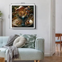 Mushroom Teacup Jigsaw Puzzle 1000 Pieces