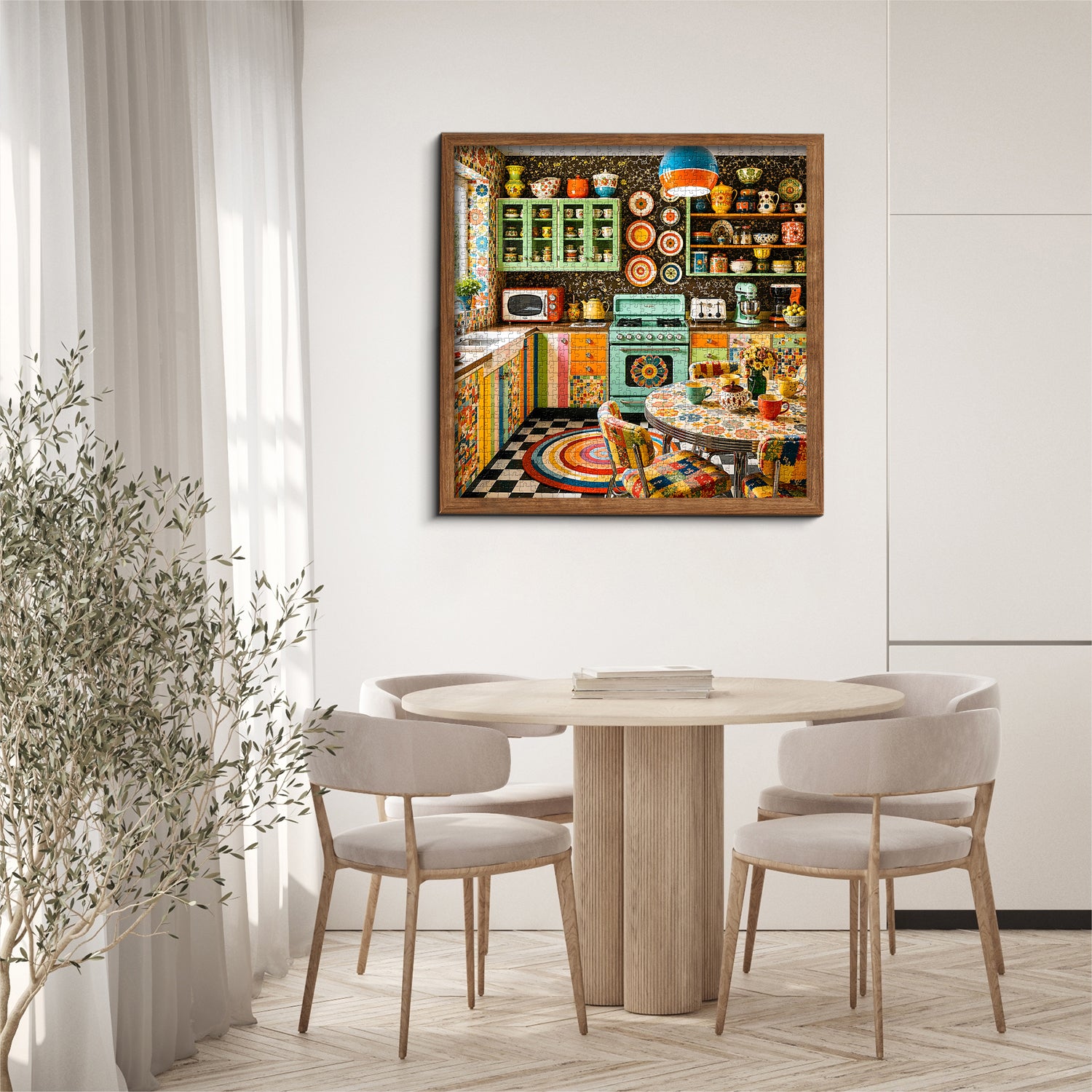 Mid-Century Color Kitchen Jigsaw Puzzle 1000 Piece