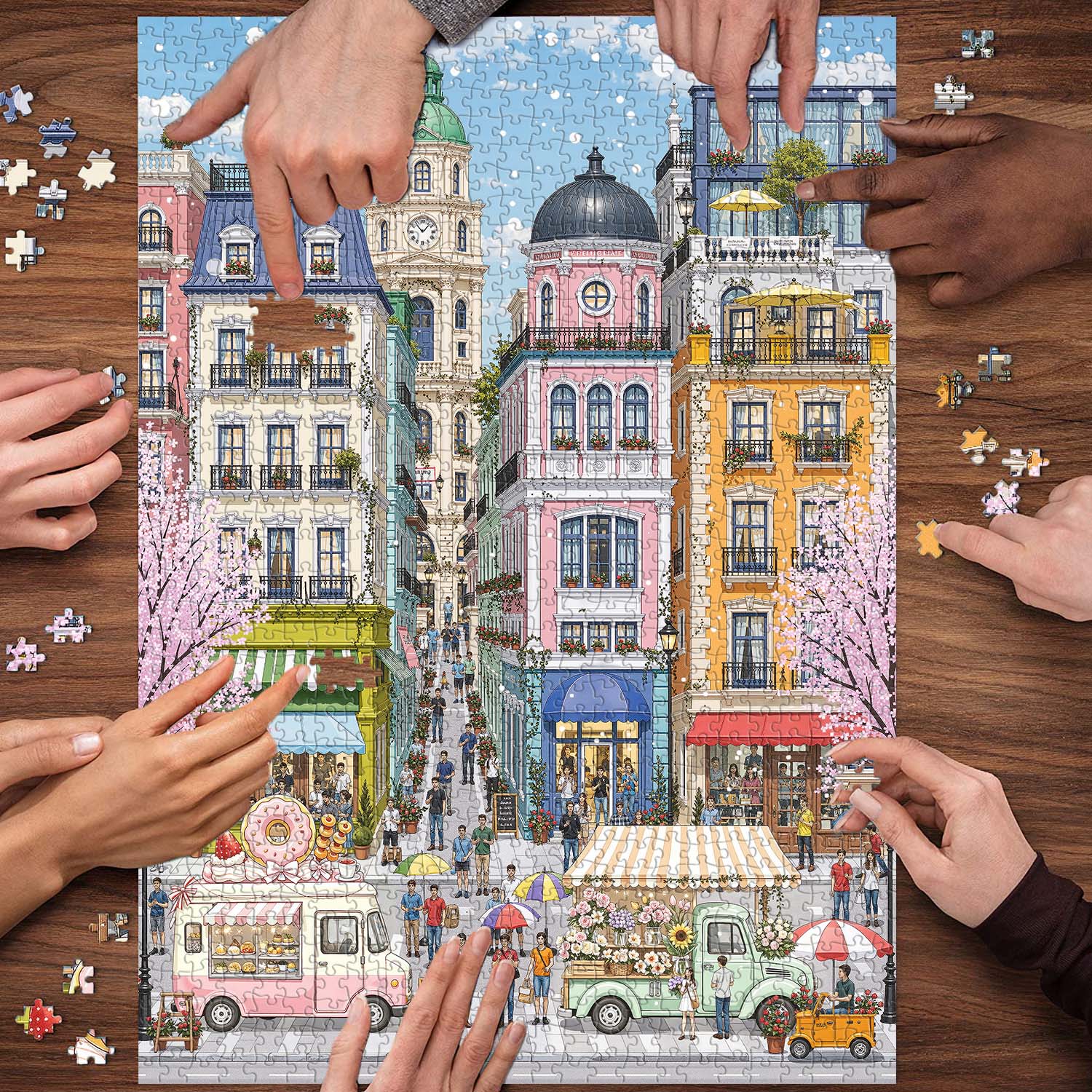 Cherry Town Jigsaw Puzzle 1000 Piece