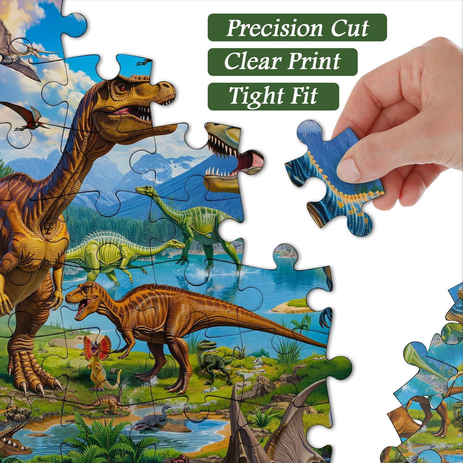 Brüllender Vulkan Puzzle 1000 Teile