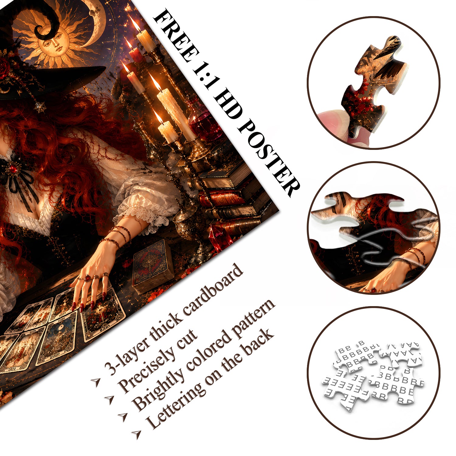 The Tarot Witch Jigsaw Puzzle  1000 Piece