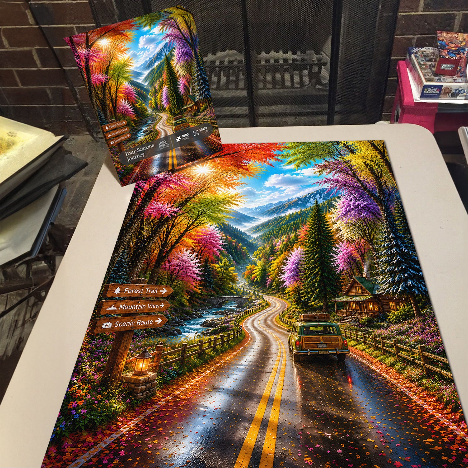 Four Seasons Journey Jigsaw Puzzle 1000 Pieces