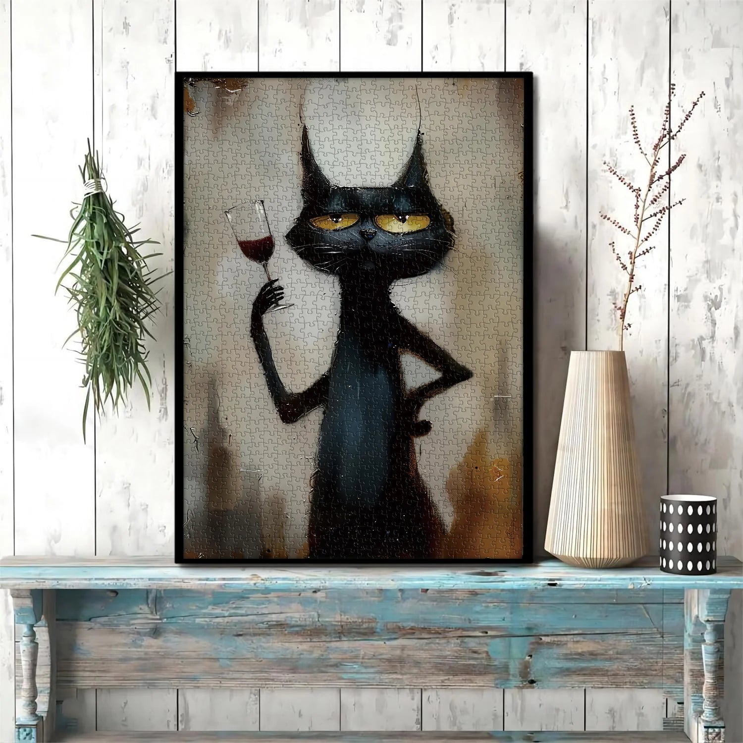 Tipsy Blackcat Jigsaw Puzzle 1000 Pieces