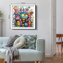 Monster Family Jigsaw Puzzle 1000 Pieces