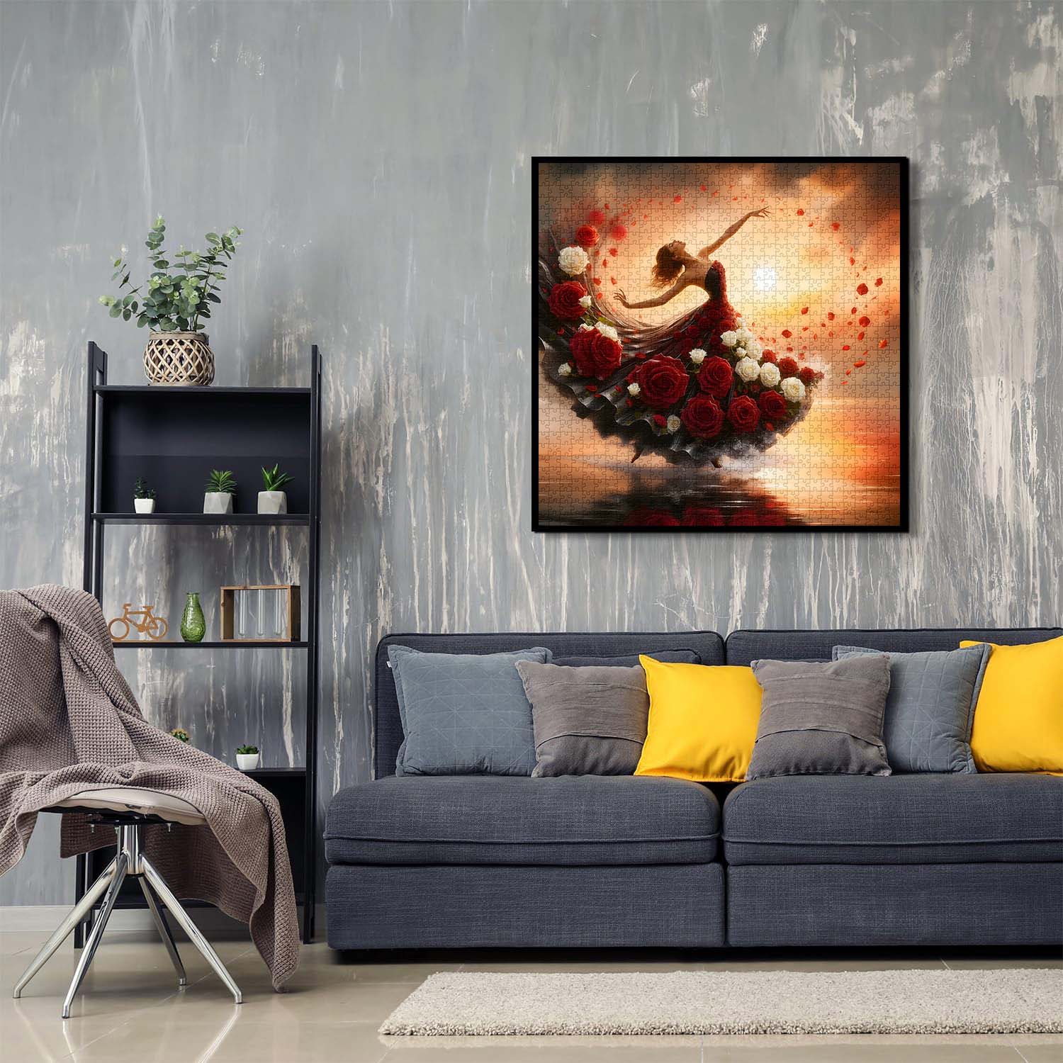 Sunset Rose Dancer Jigsaw Puzzle 1000 Pieces