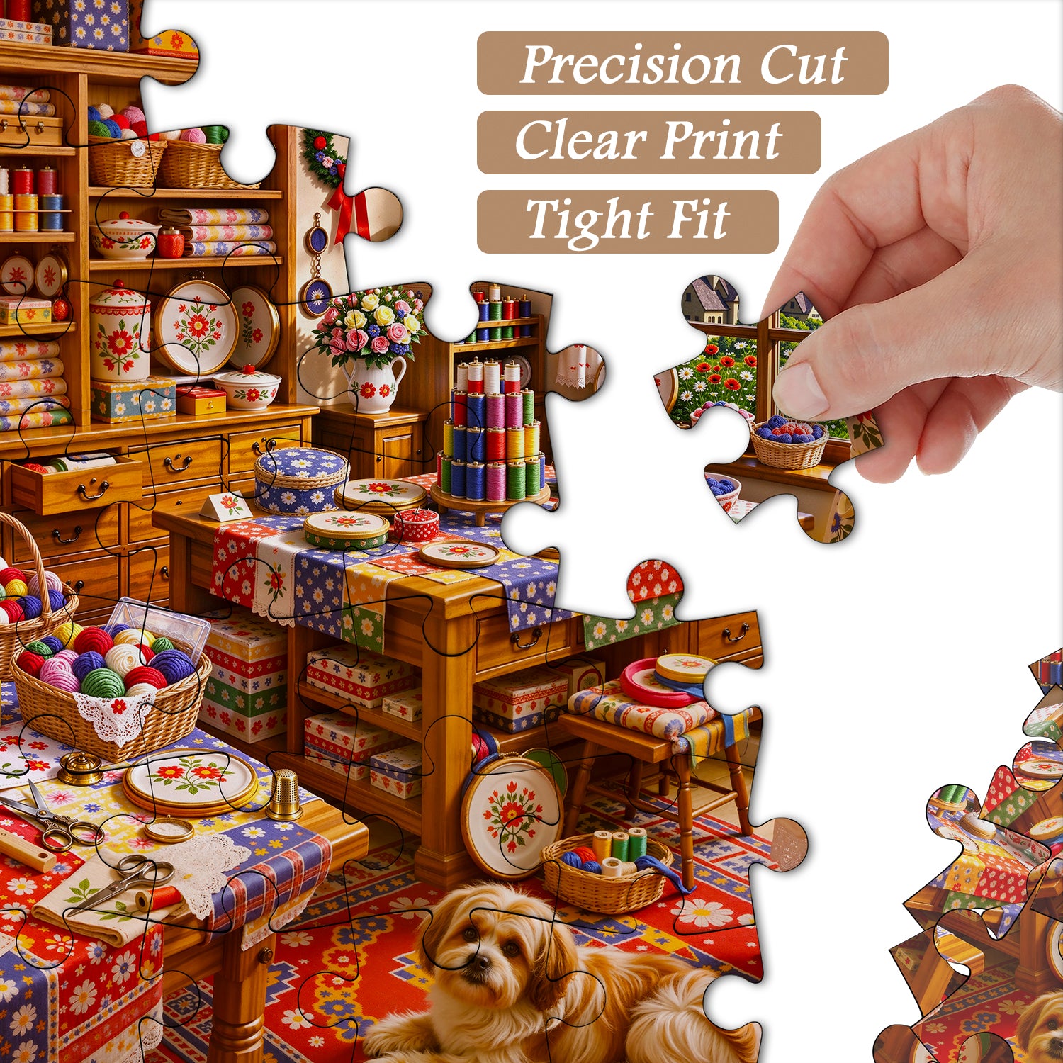 Sweet Stitch Haven Jigsaw Puzzle 1000 Piece