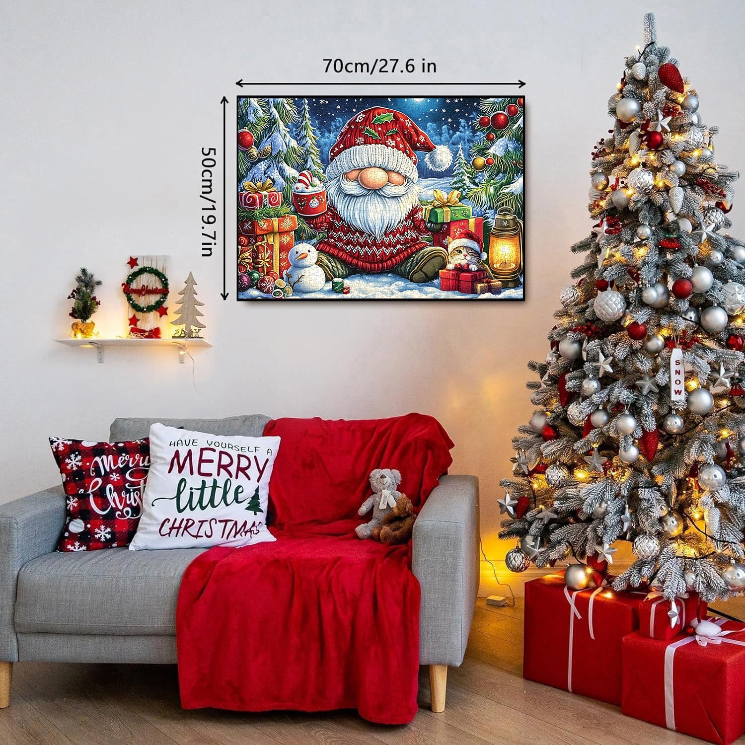Whimsical Santa Celebration Jigsaw Puzzle 1000 Pieces