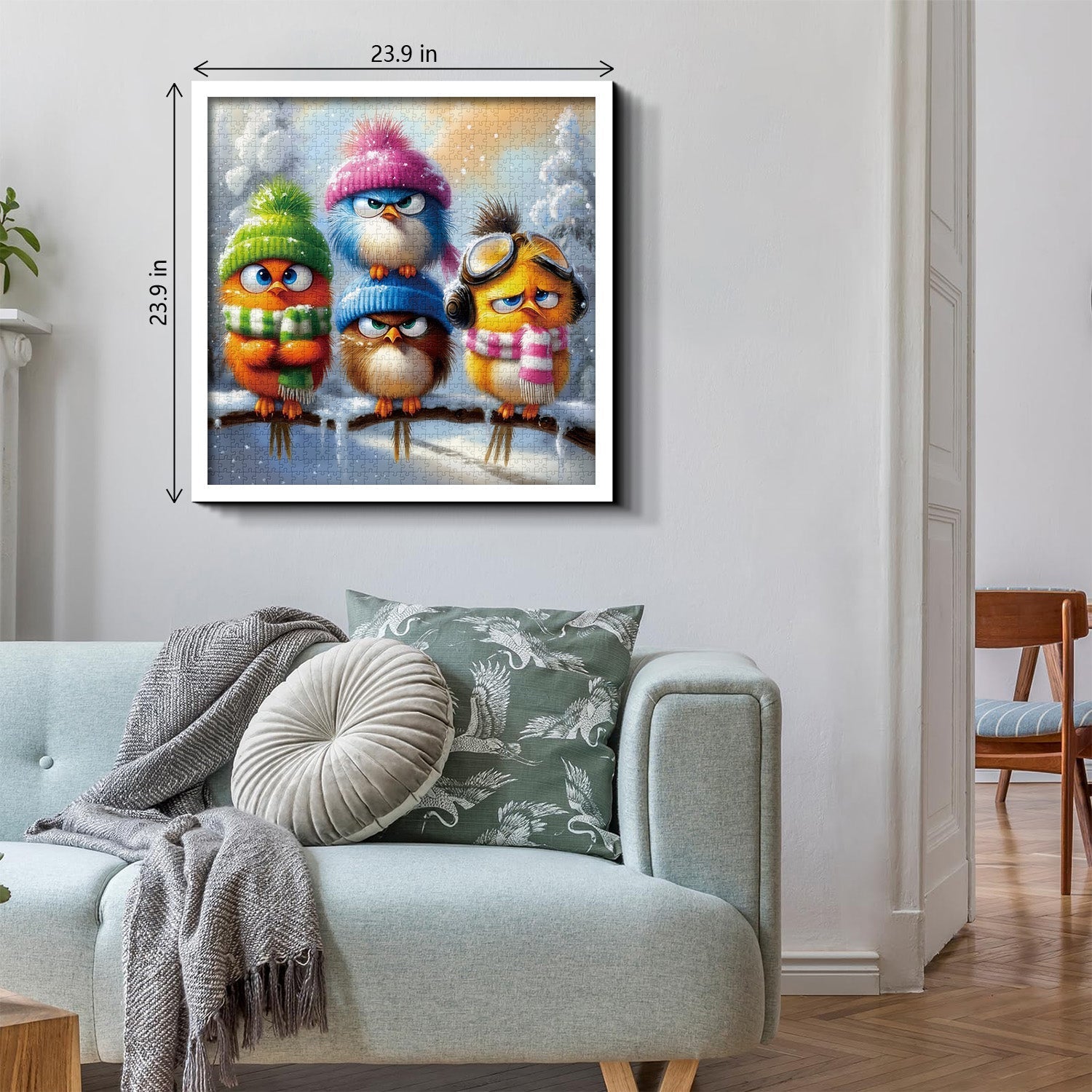 Winter Feathered Friends Jigsaw Puzzle 1000 Pieces