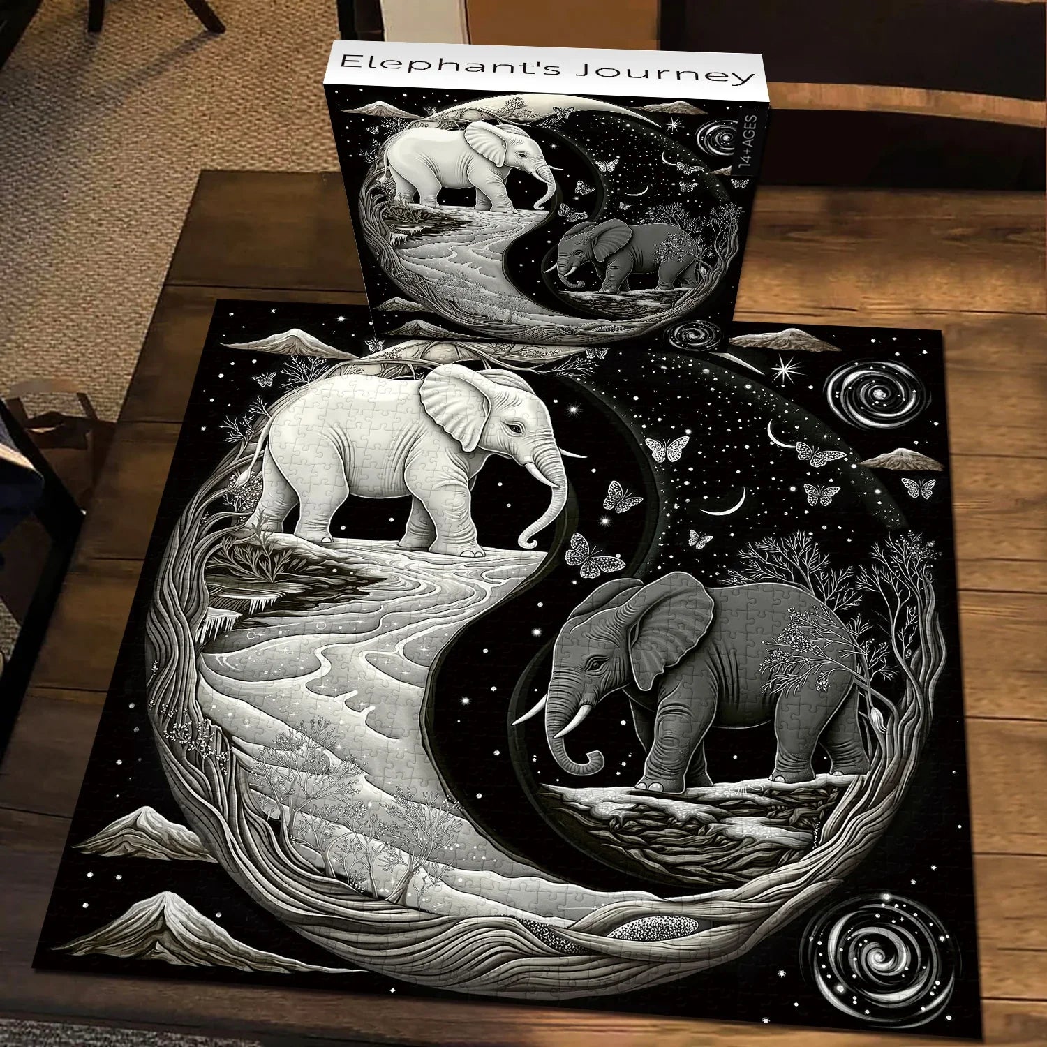 Elephant's Journey Jigsaw Puzzle 1000 Pieces