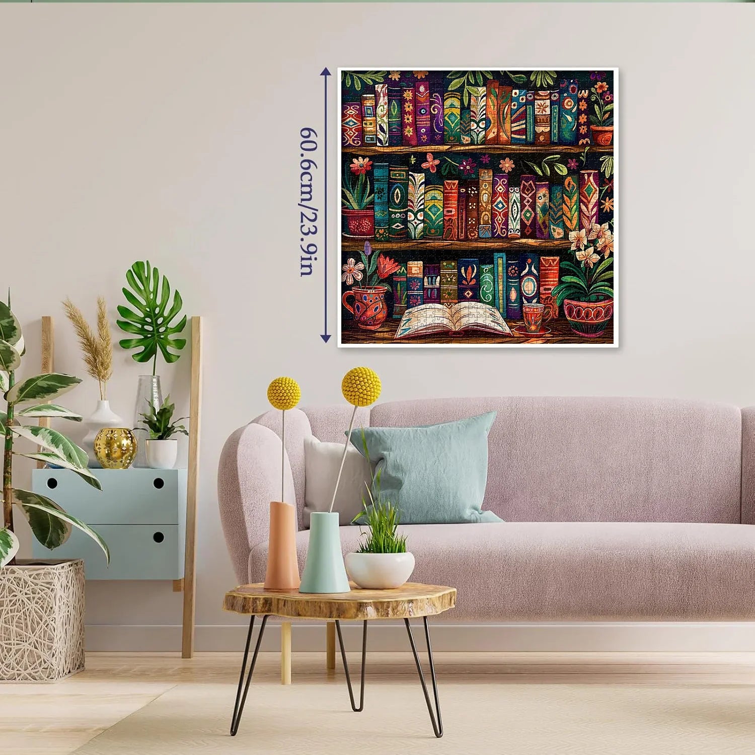 Fantasy Color Bookshelf Jigsaw Puzzle 1000 Pieces